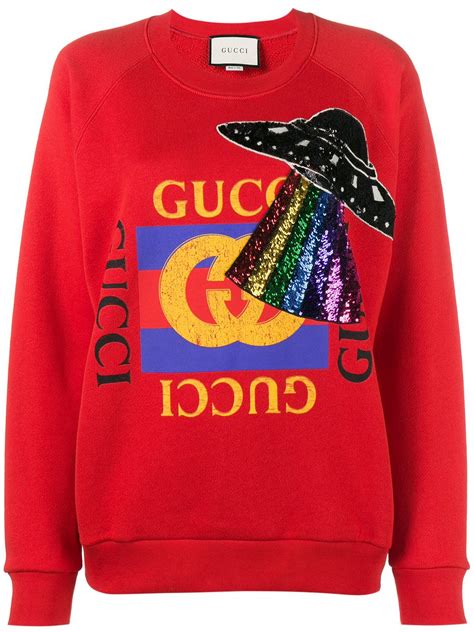 pink gucci sweatshirt men's|gucci ufo sweatshirt.